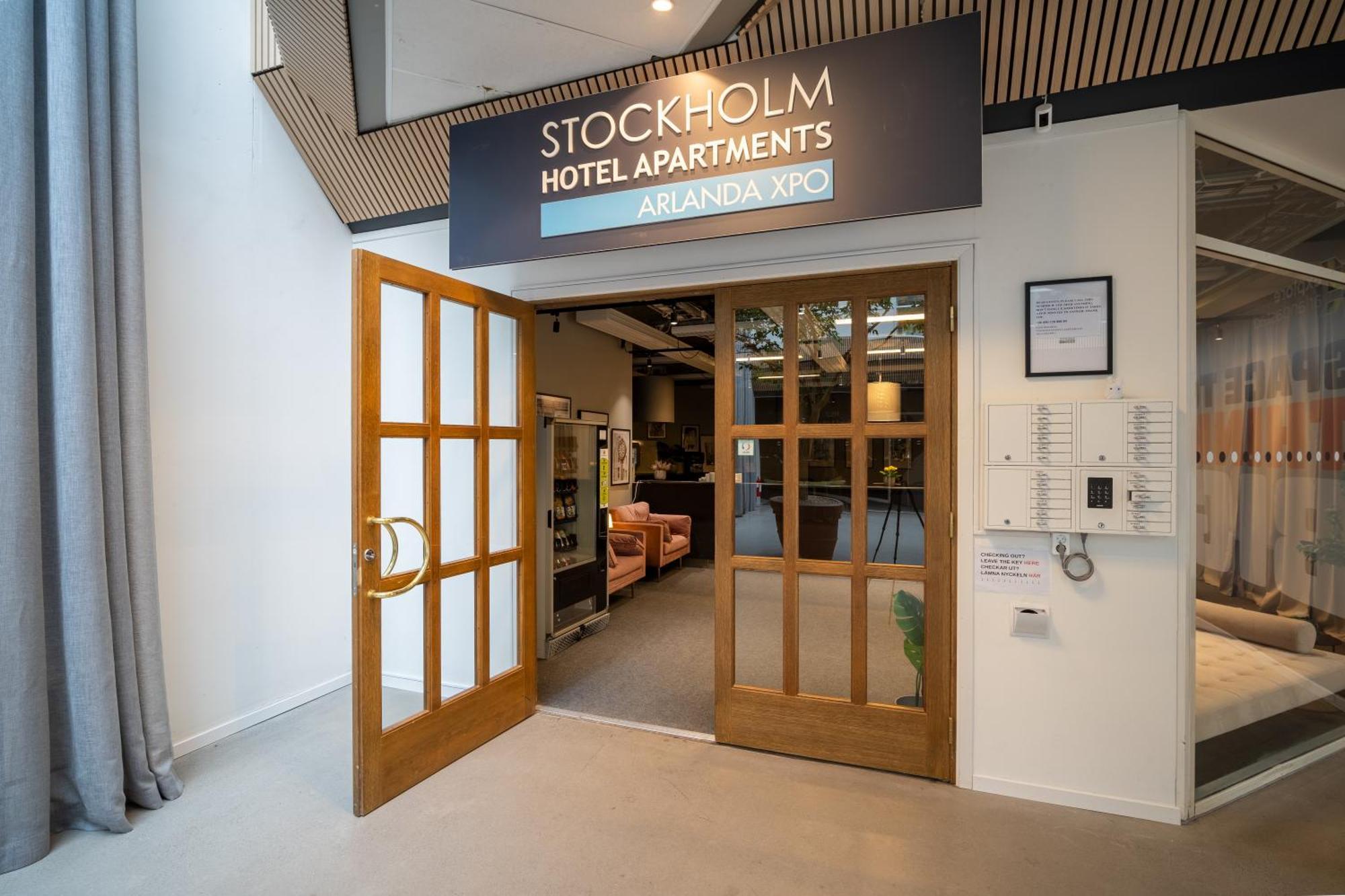 Stockholm Hotel Apartments Arlanda Xpo Exterior foto